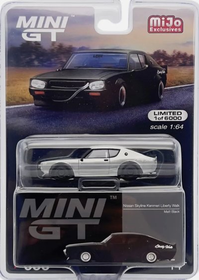 Nissan Skyline Kenmeri Liberty Walk Matt Black
