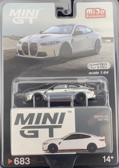 BMW M4 CSL Alpine White