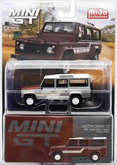 Land Rover Defender 110 1985 County Station Wagon Russet Brown