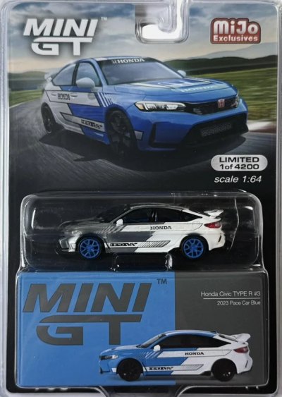 Honda Civic Type R #3 2023 Pace Car Blue