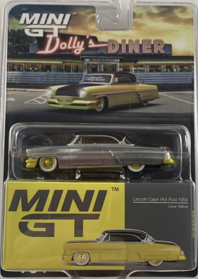 Lincoln Capri Hot Rod 1954 Lime Yellow