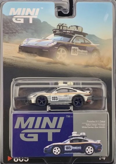 Porsche 911 Dakar Rallye Design Package White/Gentian Blue Metallic