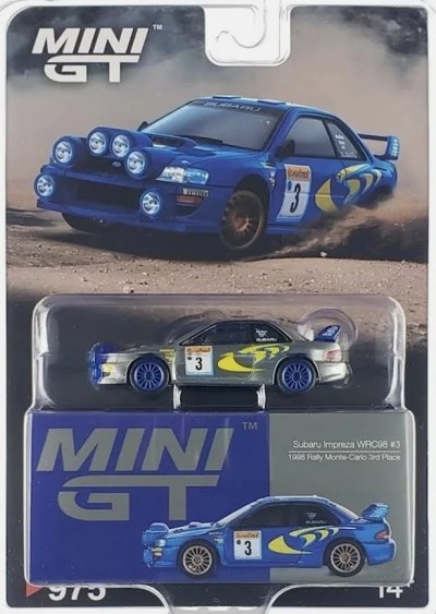 Subaru Impreza WRC98 1998 Rally Monte-Carlo 3rd Place #3