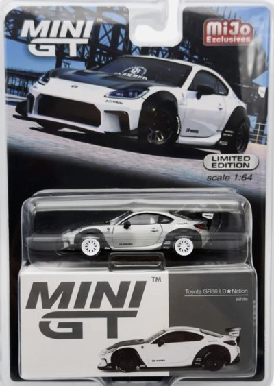 Toyota GR86 LB Nation White