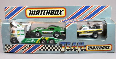Kenworth Racing Transporter, Chevrolet Corvette & Ruff trek  "Brut" Faberge Racing