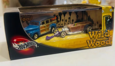 48 Ford Woodie & 30s Custom Roadster Wild Wood 2-Car Set