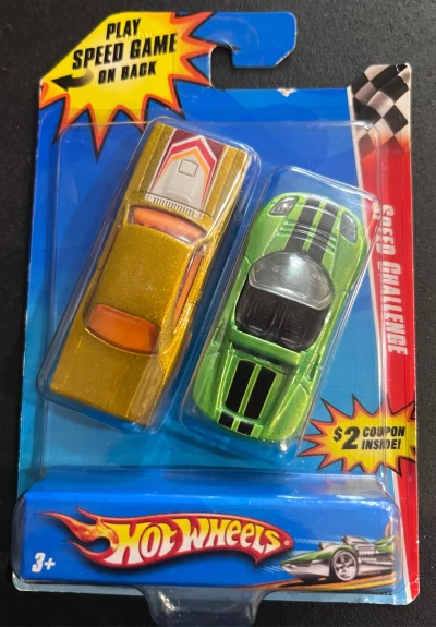 74 Chevy Monte Carlo and Tesla Roadster