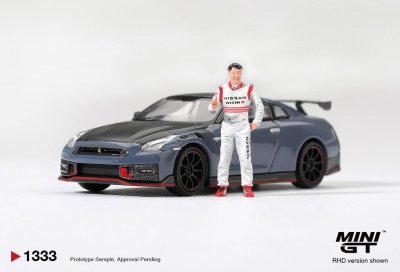 Nissan GT-R Nismo 2024 Tsukuba Production Car Lap Record W / Matsuda Figure Tsugio Matsuda Collection