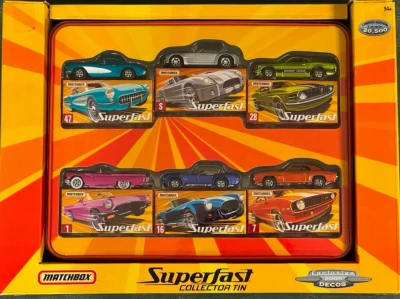 Superfast Collector Tin Set