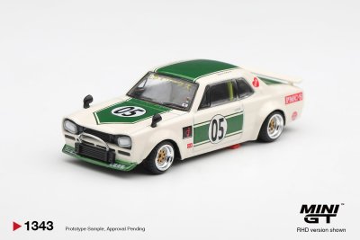 Nissan Skyline LB-WORKS "HAKOSUKA" White / Green