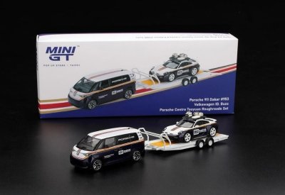 Porsche Centre Taoyuan Roughroads Set Porsche 911 Dakar #953 &Volkswagen ID.Buzz