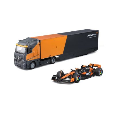 Mercedes Semi Truck with McLaren MCL38 #4 Lando Norris
