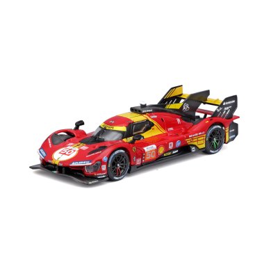 Ferrari 499P #50 24h Le Mans Champion 2024 – 1:43 Diecast Model with Display Case