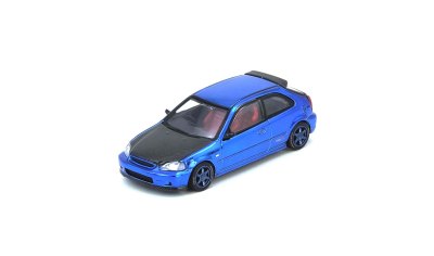 Honda Civic TYPE R (EK9) Fan Social Tour Los Angeles 2025 Chrome Blue