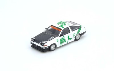 “INNO64 x DPLS x Keichi Tsuchiya” Toyota Sprinter TRUENO AE86 White 2025 Thailand Diecast Expo