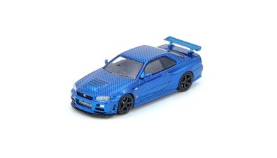 INNO x CLDC Exclusive Version Skyline GT-R (R34) Chrome Blue