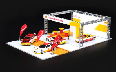 SHELL – KIOSK Diorama (Without Model Cars)