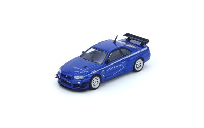 NISSAN SKYLINE GT-R (R34) V-Spec Tuned by “MINE’S” Blue