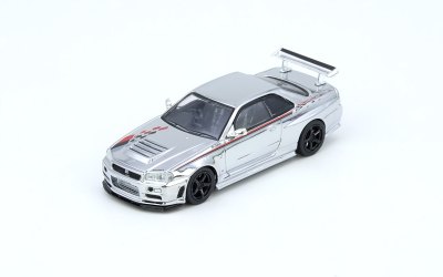 SKYLINE GT-R (R34) NISMO R-Tune Silver Chrome – Hobby Expo China 2023 Event Edition
