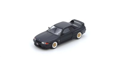 NISSAN SKYLINE GT-R (R32) Matt Black The Diecast Company Special Edition
