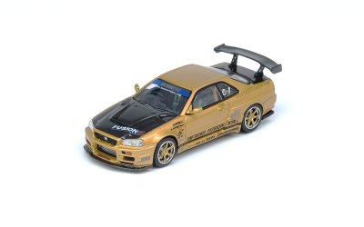 Top Secret Skyline GT-R (R34) Gold