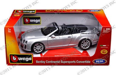 Bentley Continental Super Sport Convertible Silver – Diamond