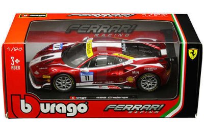 Ferrari 488 Challenge #11 (candy red with white accents) – Ferrari Racing