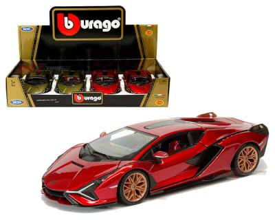 Lamborghini Sian FKP 37 (Matte Green Metallic, Red)