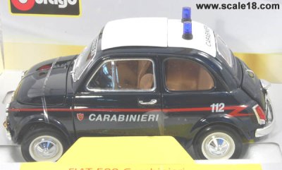 1965 Fiat 500F Carabinieri