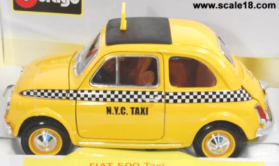 1965 Fiat 500F NYC Taxi