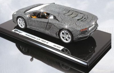 Lamborghini Aventador LP700-4 Swarovski Crystal Model
