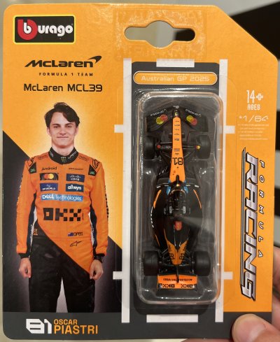 McLaren F1 MCL39 2025 #81 Oscar Piastri