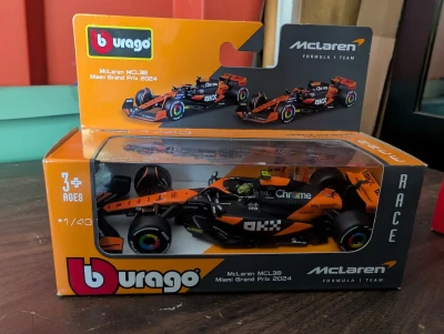 McLaren MCL38 #4 Lando Norris - 2024 Miami GP Winner