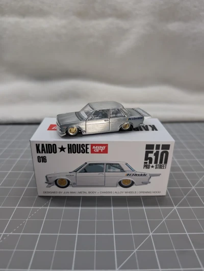 Datsun 510 Pro Street GREDDY Pearl White
