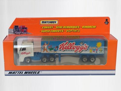 DAF 3300 Space Cab Articulated Trailer Box Kellogg's