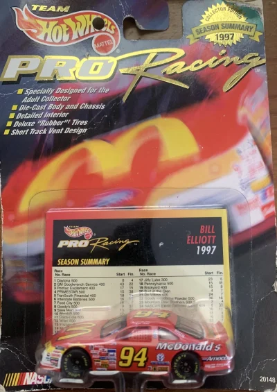 Ford Thunderbird Bill Elliott Racing McDonald's #94