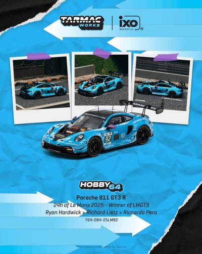 Porsche 911 GT3 R 24h of Le Mans 2025 Winner LMGT3 Hardwick / Lietz / Pera