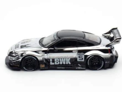 LB-Silhouette Works GT 35 GT-RR Chrome Silver