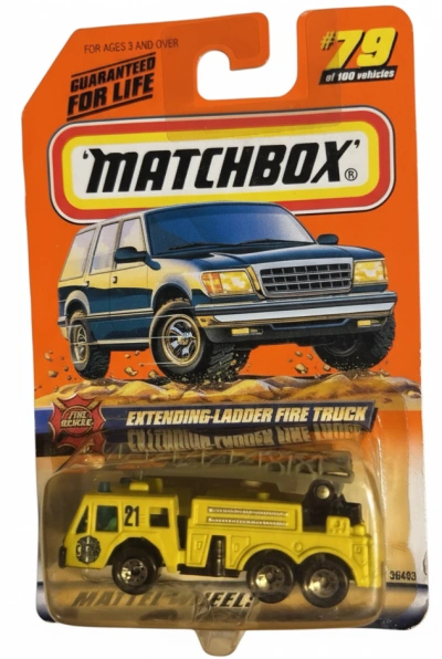 Extending Ladder Fire Truck