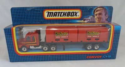 Scania T142 Double Container Truck Beefeater