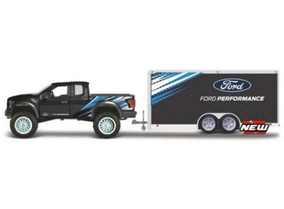 F-150 Raptor + Car Trailer
