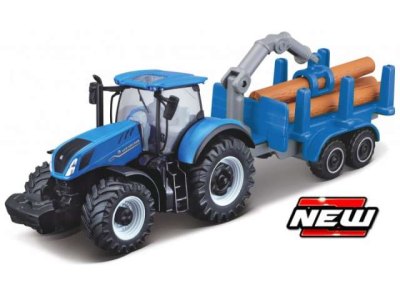 T7.315 HD with Log Trailer