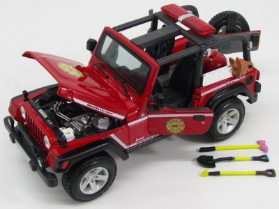 Jeep Wrangler Rubicon Open Fire Engine - Brush Fire Unit