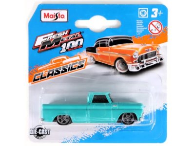 Chevrolet C10 Pick-Up Tyrkysový - Maisto C10 - Kovový Model