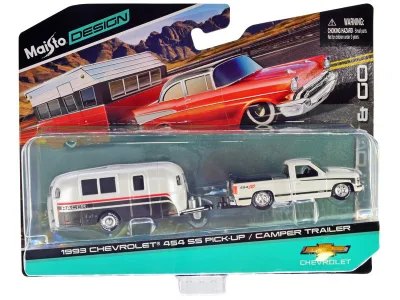 Chevrolet 454 SS Pickup Truck White Metallic With