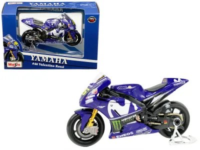 Yamaha YZR-M1 #46 Valentino Rossi Blue Diecast Motorcycle