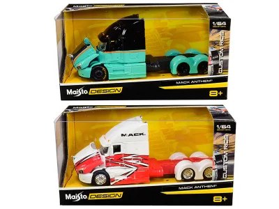 Mack Anthem Trucks "Custom Rigs" Set of 2 Pieces Diecast Models By