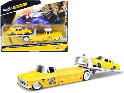 Chevrolet Flatbed Truck With 1987 Caprice Yellow With