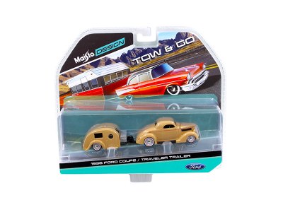 Ford Coupe With Traveler Trailer