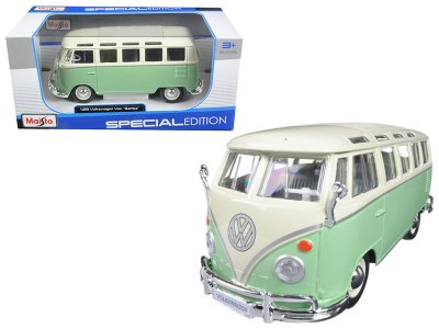 Volkswagen Van Samba Bus Green